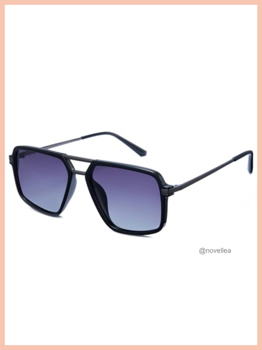 Polarized Aviator Sunglasses UV400 Protection Lightweight Metal Frame
